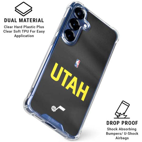 NBA Utah Jazz Jersey Galaxy S25 Clear Case